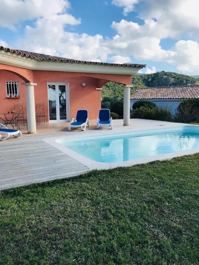 Superbe Villa Avec Piscine Vue Mer, Proche Plage Et Porticcio Pietrosella Bagian luar foto